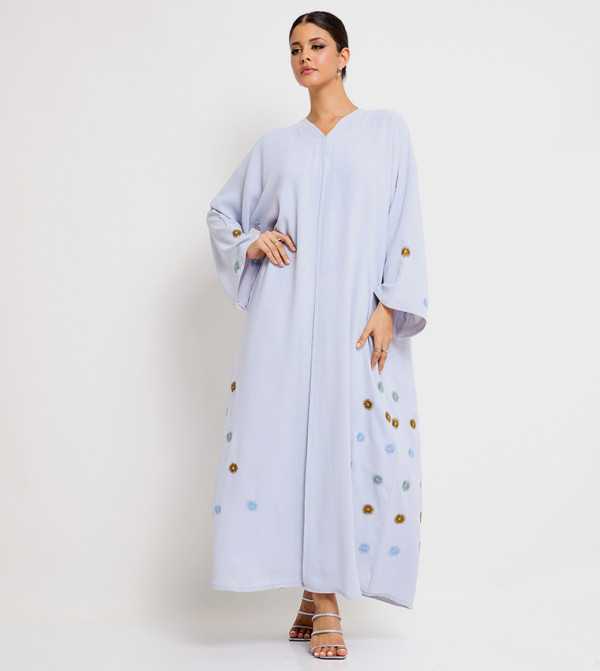 Embroidered Long Sleeves Abaya
