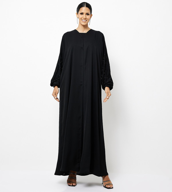 Embellished Long Sleeves Abaya