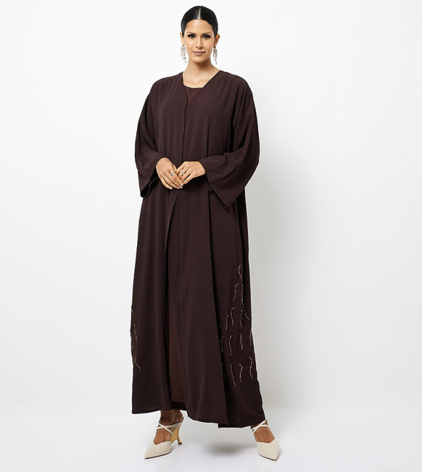 Embellished Long Sleeves Abaya