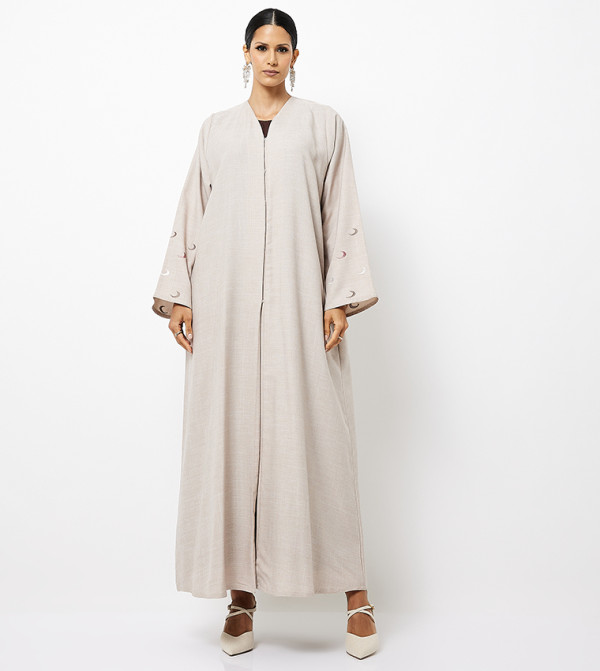 Embroidered Long Sleeves Abaya