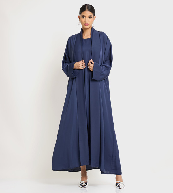 2-Peice Long Sleeves Open Abaya