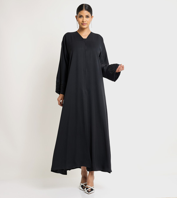 Hand Embellished Long Sleeves Abaya
