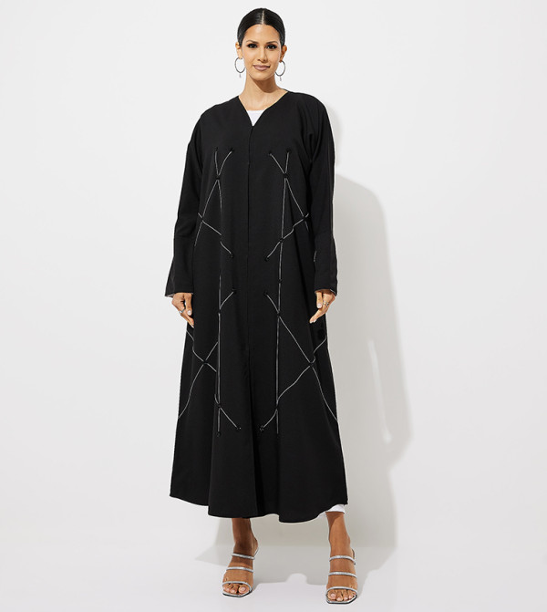 Embellished Long Sleeves Abaya