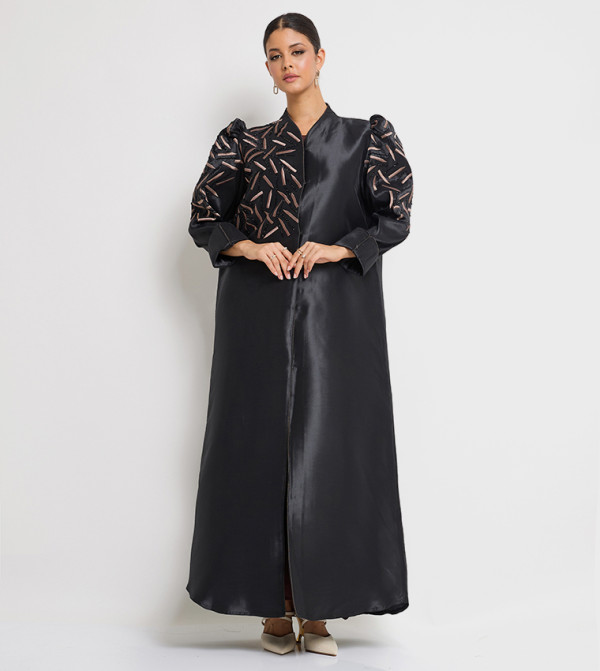 Embellished Long Sleeves Abaya