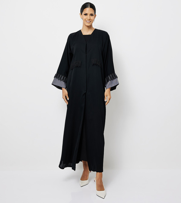 Embellished Long Sleeves Abaya