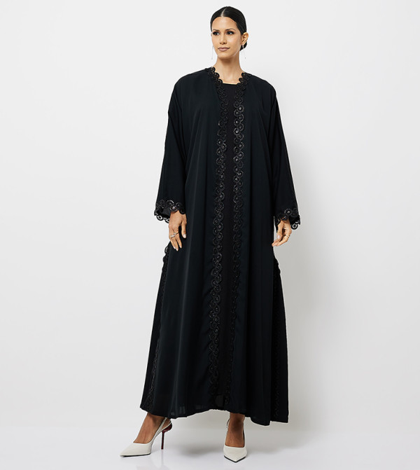 Embroidered Long Sleeves Abaya