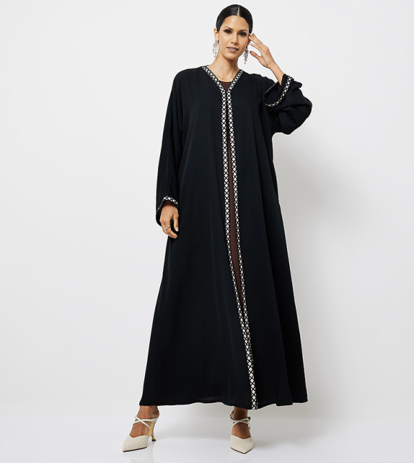 Embroidered Long Sleeves Abaya