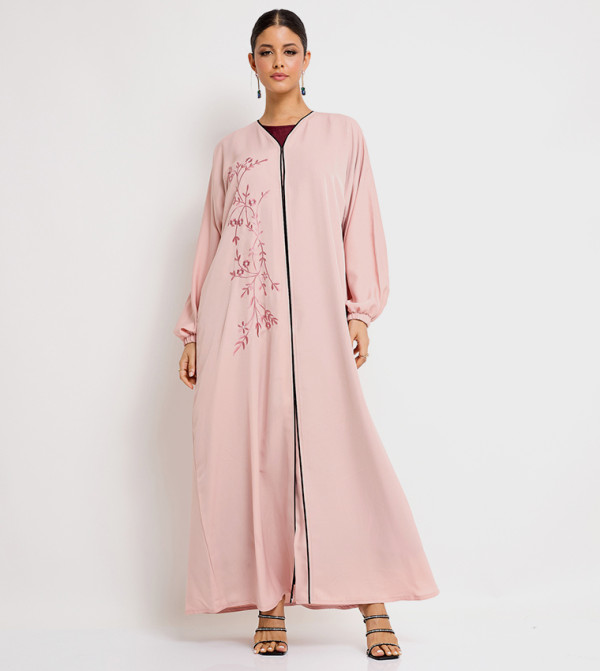 Embroidered Long Sleeves Abaya