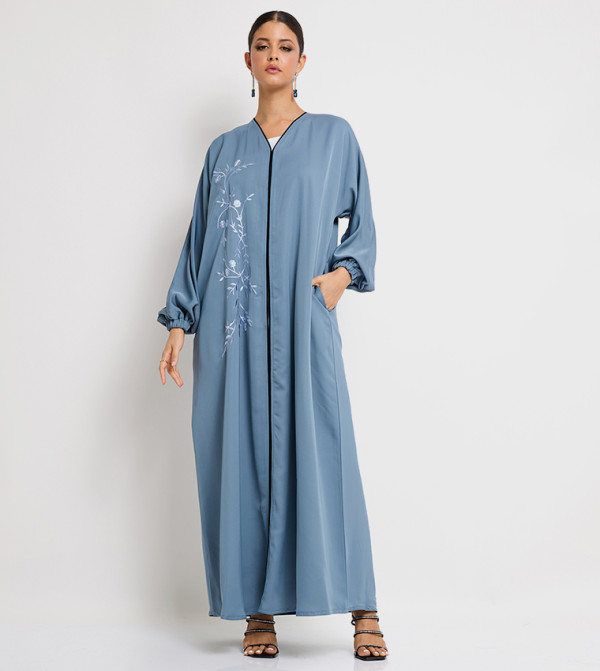 Embroidered Long Sleeves Abaya
