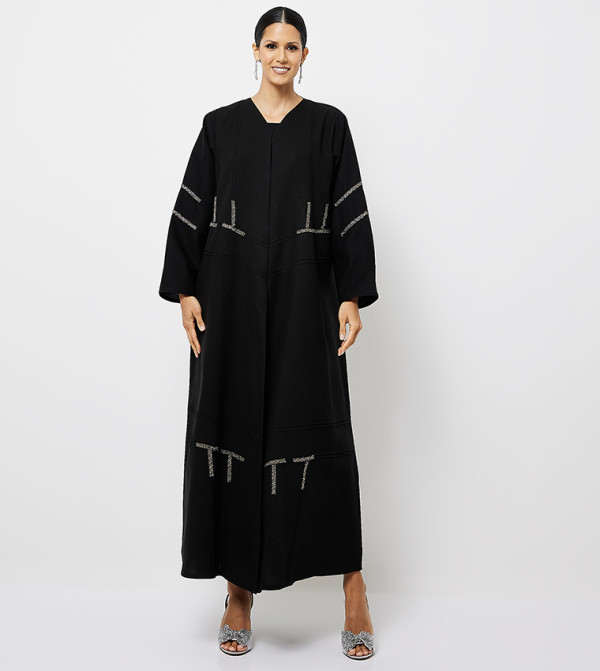 Embellished Long Sleeves Abaya