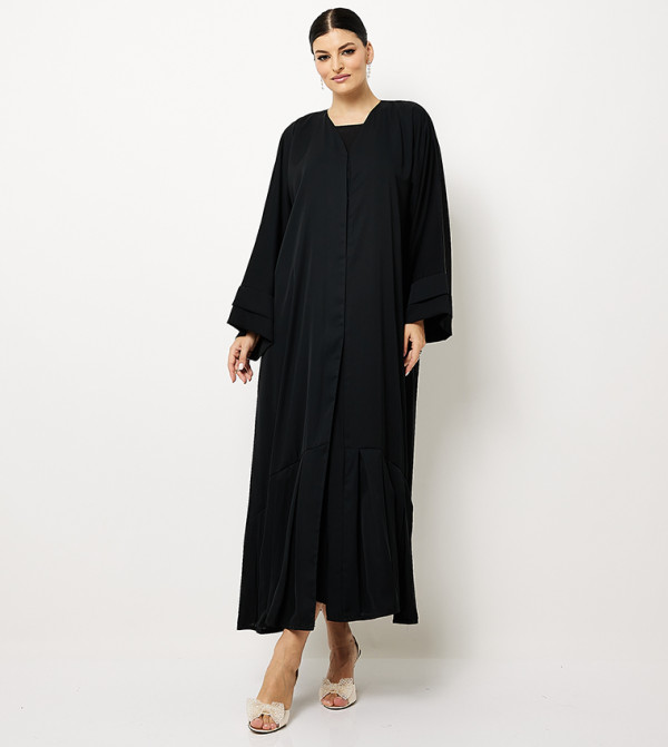Solid Long Sleeves Abaya