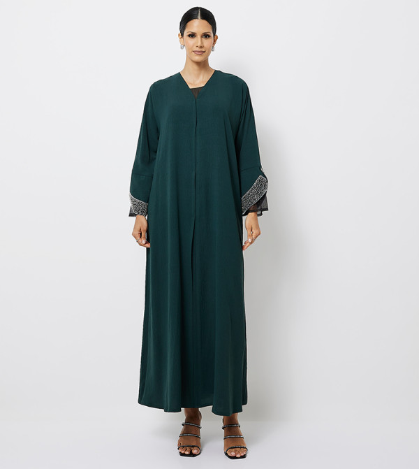Embellished Long Sleeves Abaya