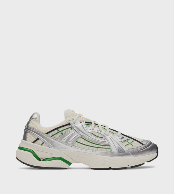 SOLA Textured Lace-Up Runner Sneakers