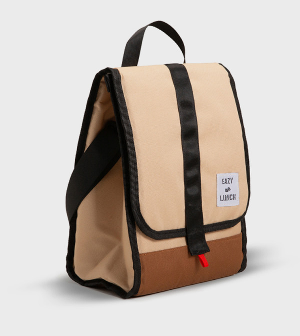 Color Block Foldable Lunch Bag