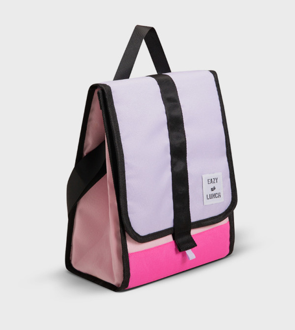 Color Block Foldable Lunch Bag