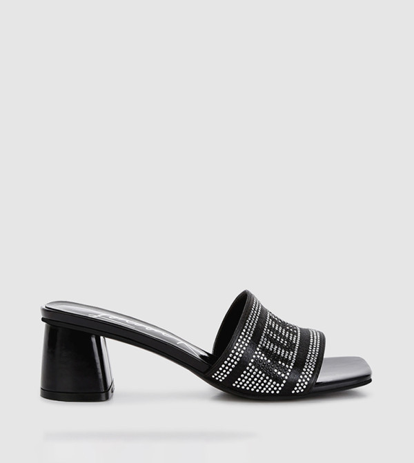 Mumbai Rhinestone Embellished Heeled Sandals