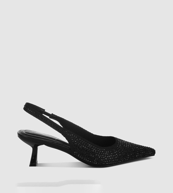 Flyknit Rhinestone Slingback Pumps