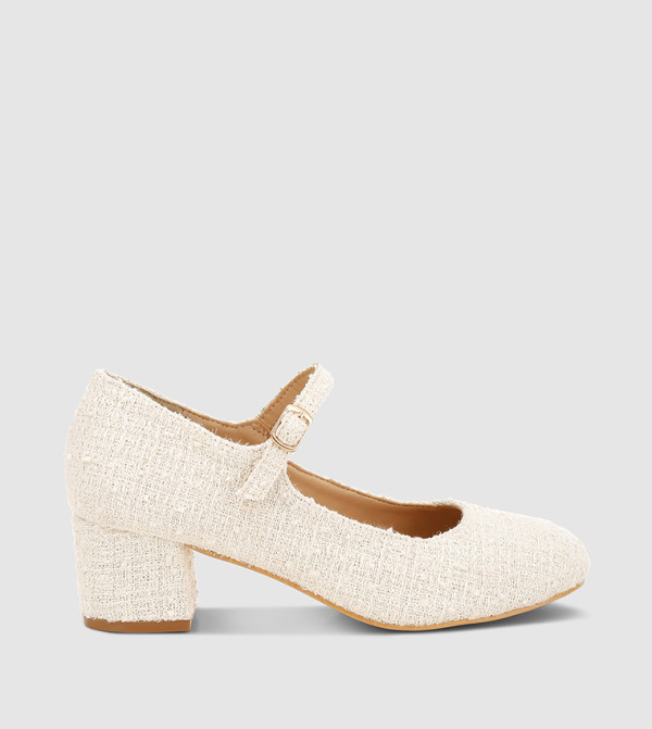 Tweed Mary Jane Pumps