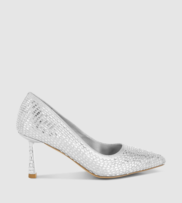 Embellished Pointed Toe Pumps