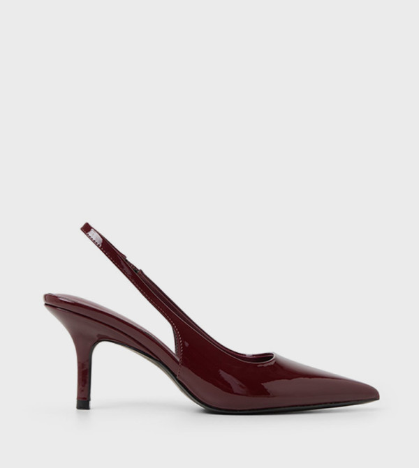 SOLLENNE Pointed Toe Slingback Pumps