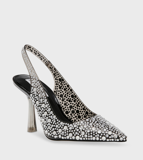 JEWELER Embellished Slingback Pumps