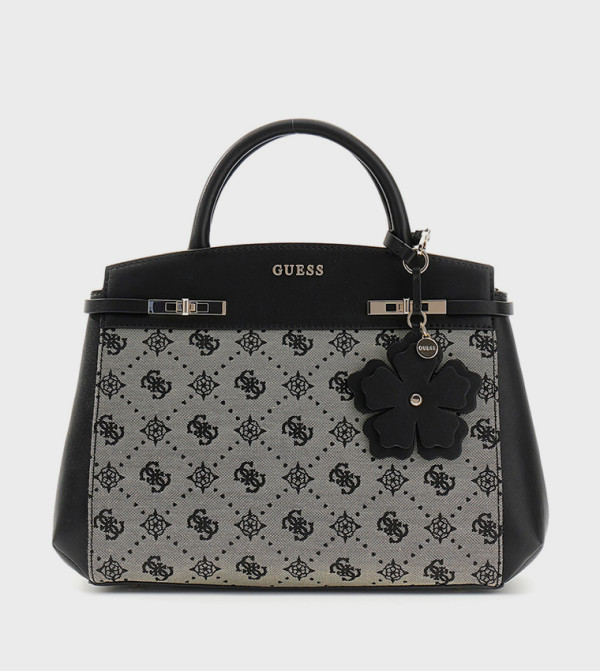 MELINDA Logo Patterned Satchel Bag