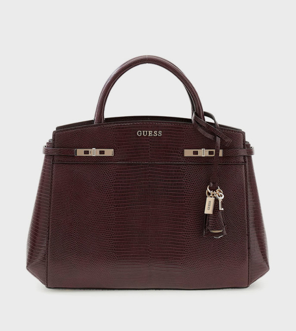 MELINDA Textured Satchel Bag