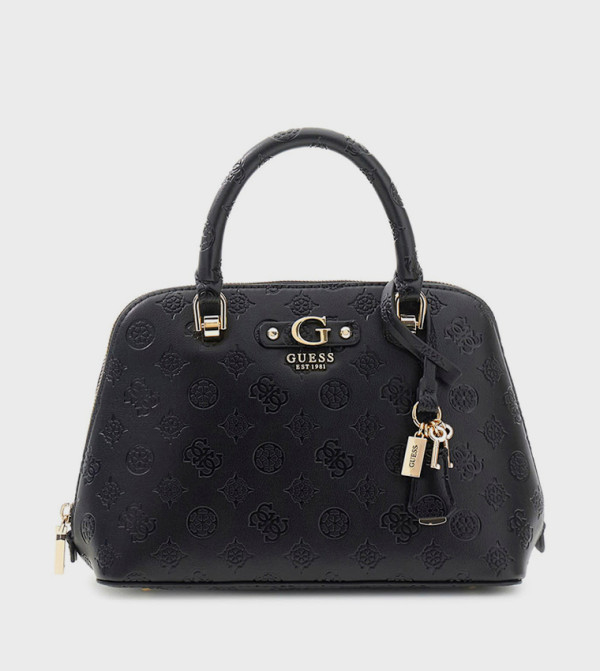 DITA Logo Debossed Dome Satchel Bag