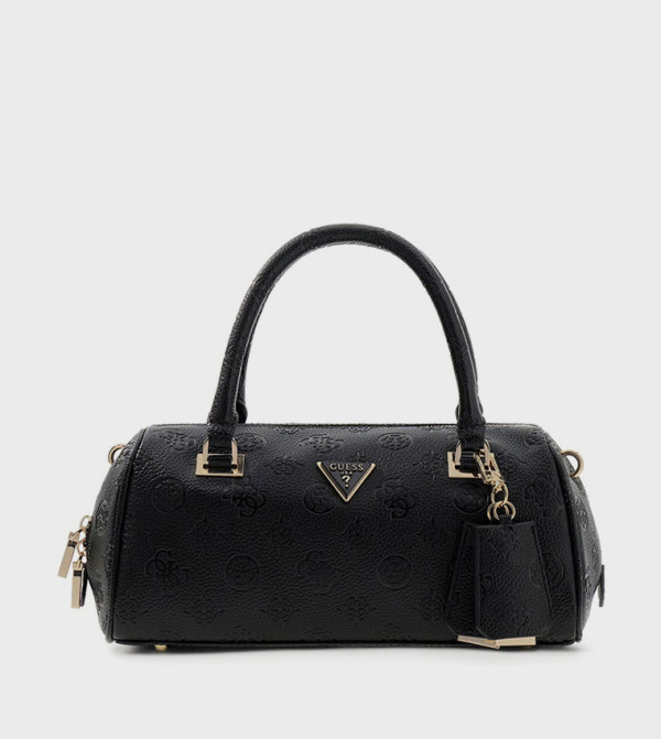 CRESIDIA II Logo Debossed Barrel Bag