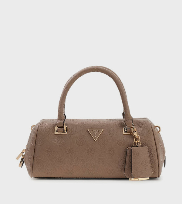 CRESIDIA II Logo Debossed Barrel Bag