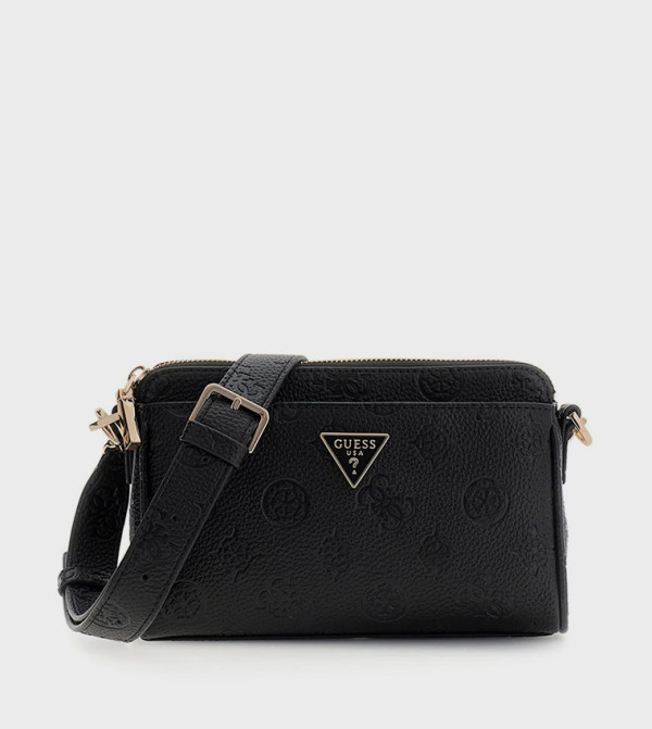 CRESIDIA II Logo Debossed Convertible Crossbody Bag