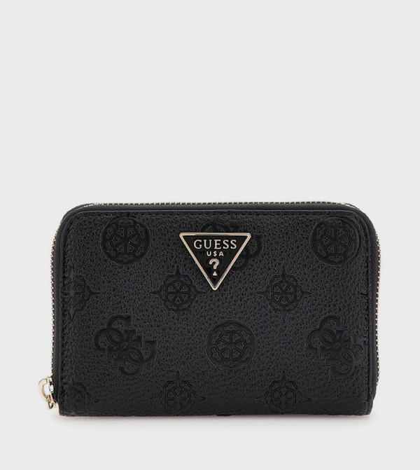 CRESIDIA II Logo Debossed Medium Wallet
