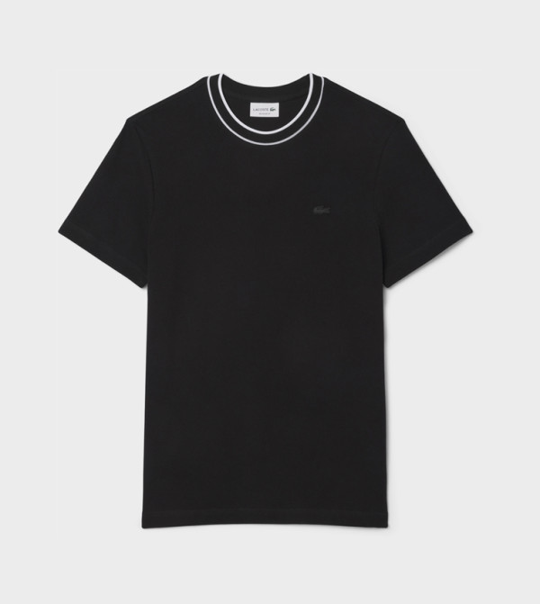 Contrast Tipping Crew Neck T-Shirt