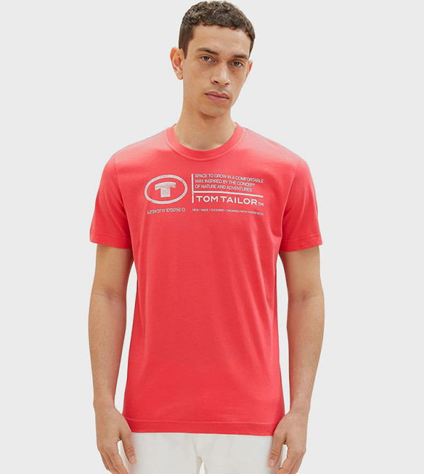 Printed Crew Neck T-Shirt