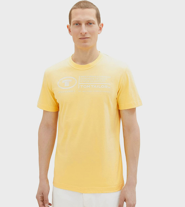 Printed Crew Neck T-Shirt