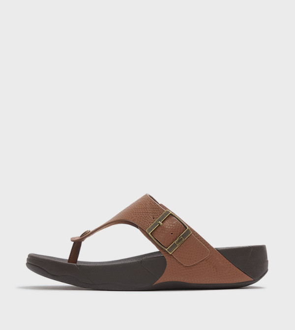 TRAKK II Buckle Leather Comfort Sandals