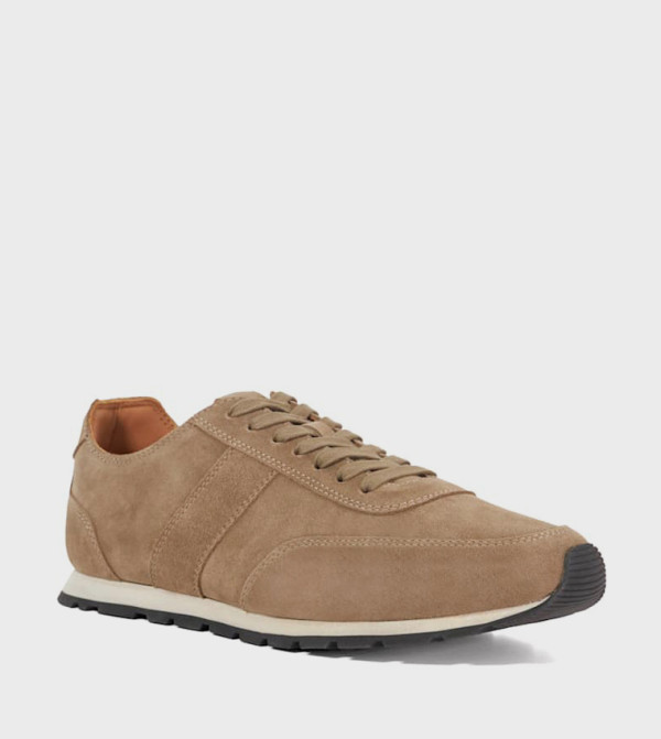 TREYSON Round Toe Lace-Up Sneakers
