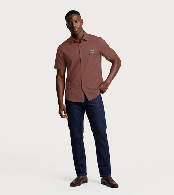 Logo Detail Short Sleeves Shirt