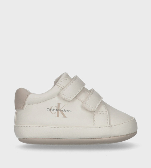 Logo Printed Velcro Closure Sneakers
