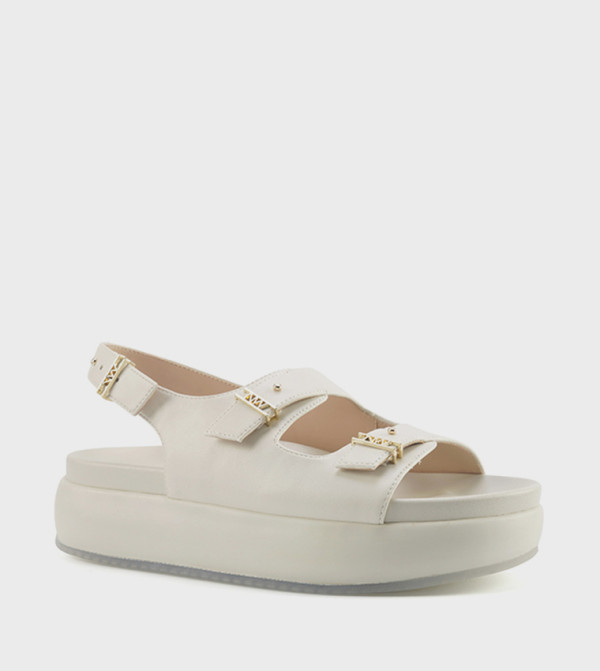 VETRANA Buckle Detail Platform Sandals