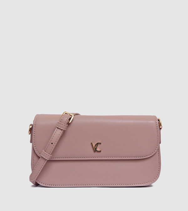 حقيبة كروس بودي بغطاء وشعار