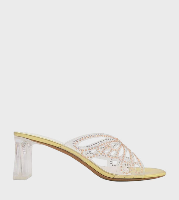 Embellished Heeled Sandals