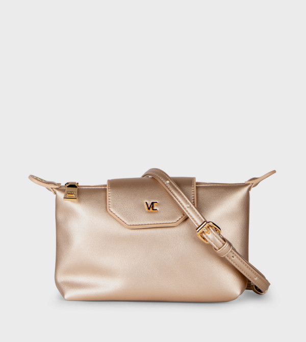 Textured Flap Crossbody Bag