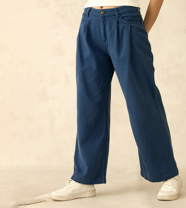 High Waist Wide Leg Jeans