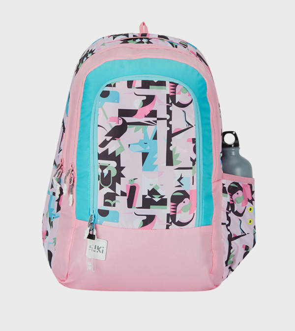 Printed Zip Around Backpack