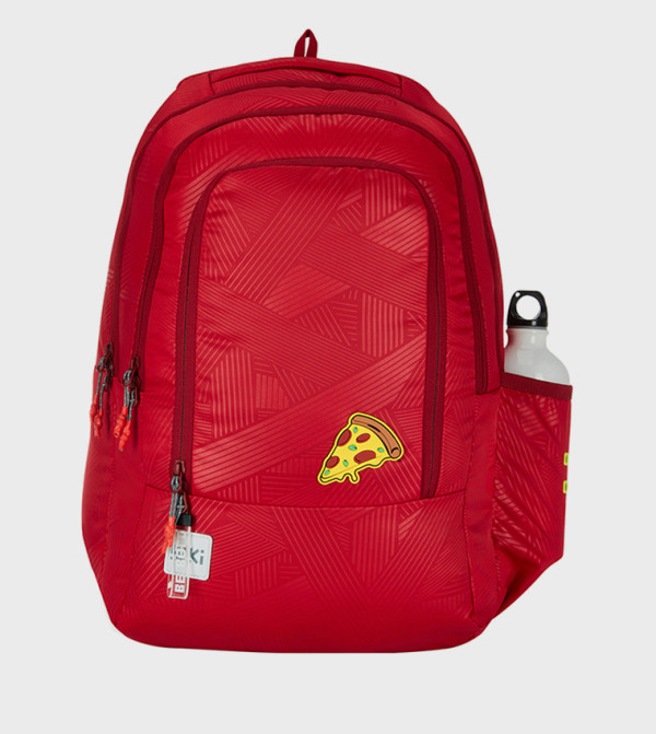 شنطة ظهر بسحاب كامل بطبعة 