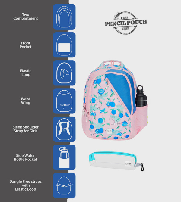 Printed Zip Around Backpack