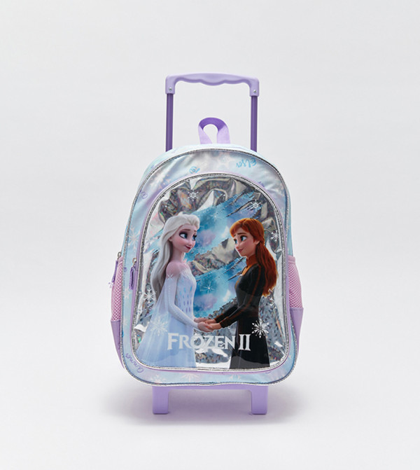 Frozen Printed Trolley Backpack