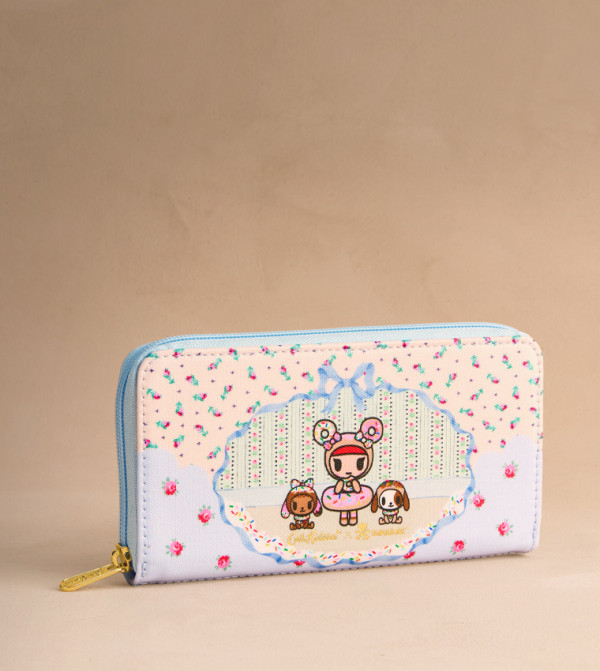 Toki Doki Continental Zippered Wallet