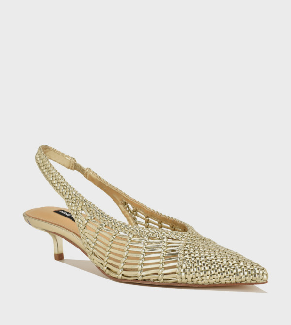 EDELA Braided Slingback Pumps
